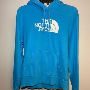 Blue north face hoodie